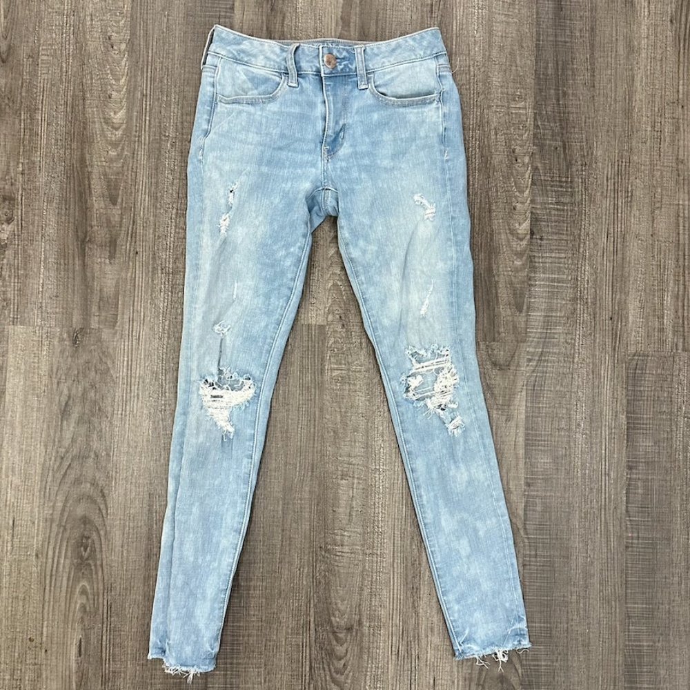 American Eagle 360 degree Super Stretch Jeggings.